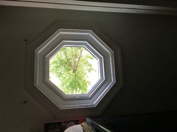 Shaped window replacement project by Long Windows