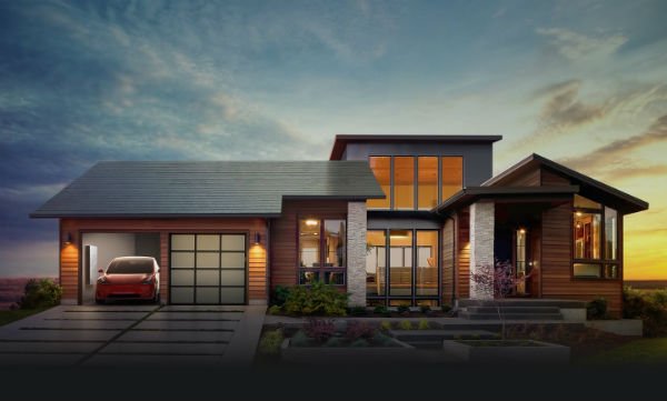 Solar roofing project by Tesla