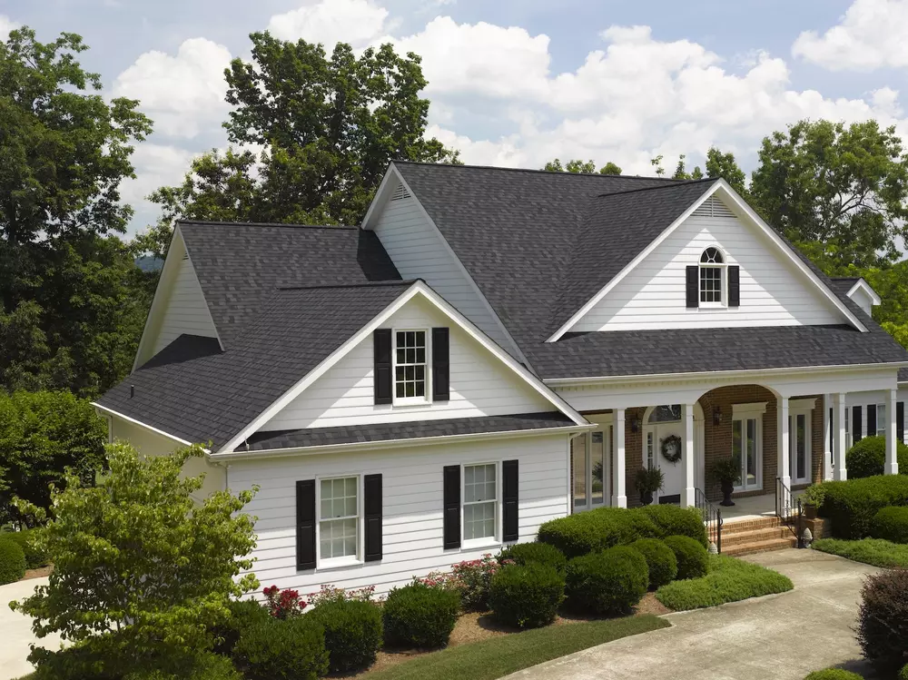 Charcoal black roof