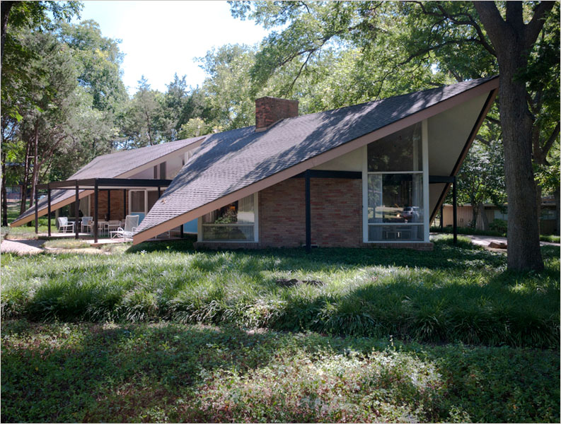 1960s mid-century modern home.