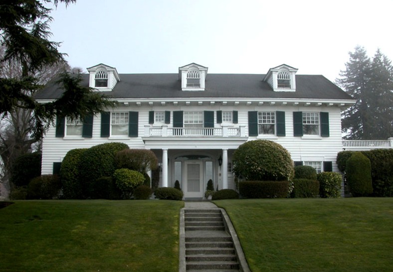 1980s neocolonial home.