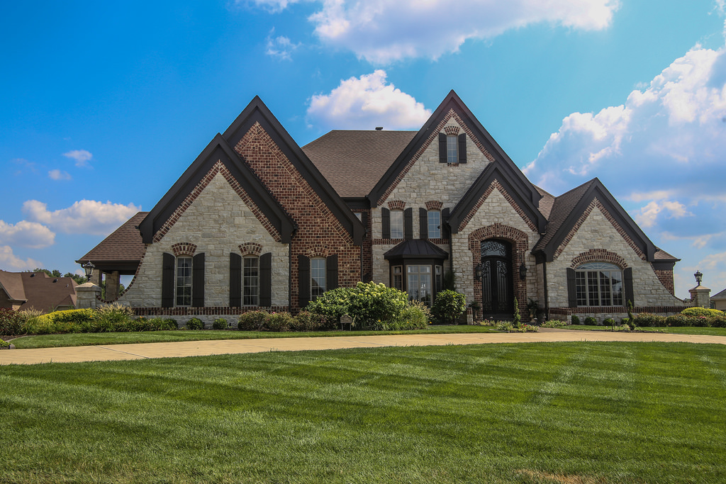 1990s McMansion home.